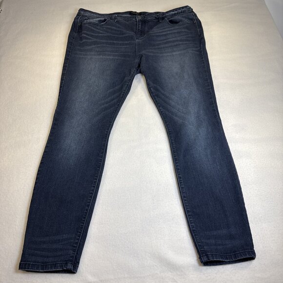 Judy Blue, Skinny Fit Distressed Jeans Size 3XL Blue Jeans Womens - Picture 1 of 11